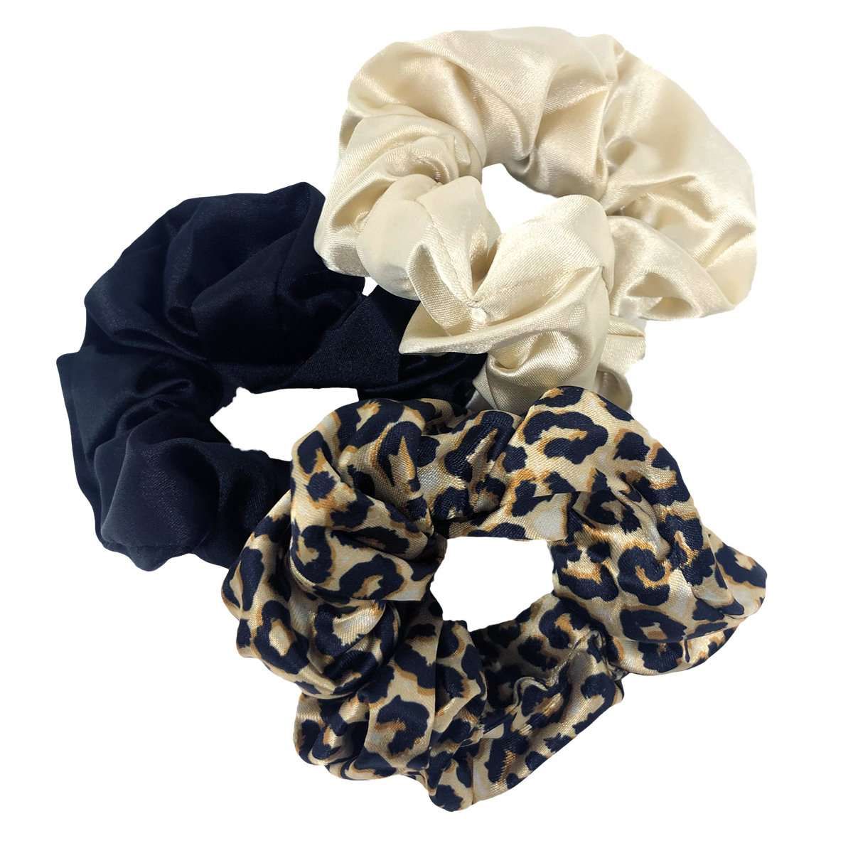 Hair Scrunchie, Plain Black