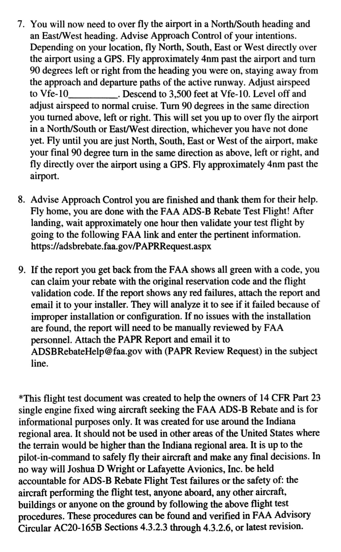 sample-faa-ads-b-rebate-flight-test-lafayette-avionics-inc