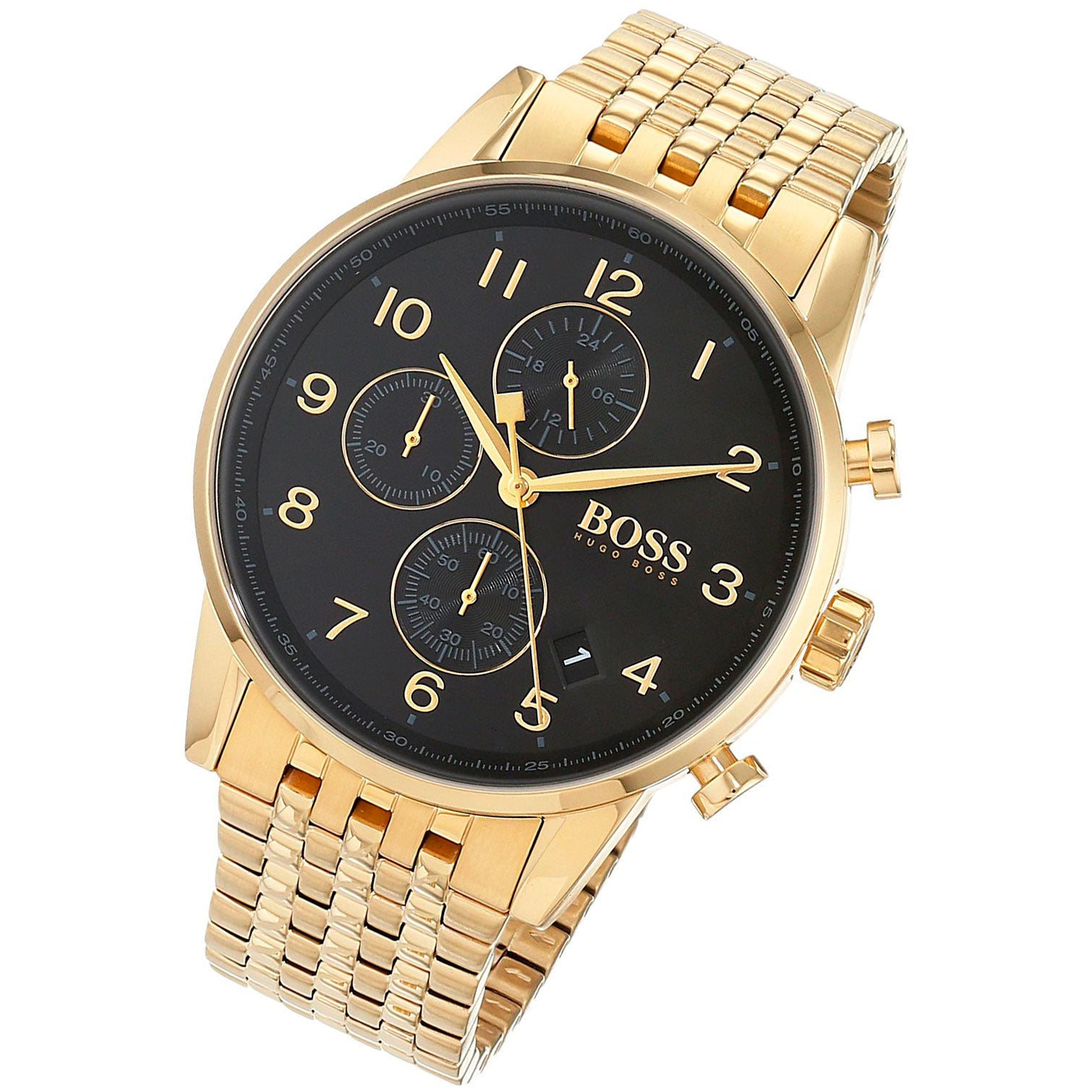 gold hugo boss mens watch