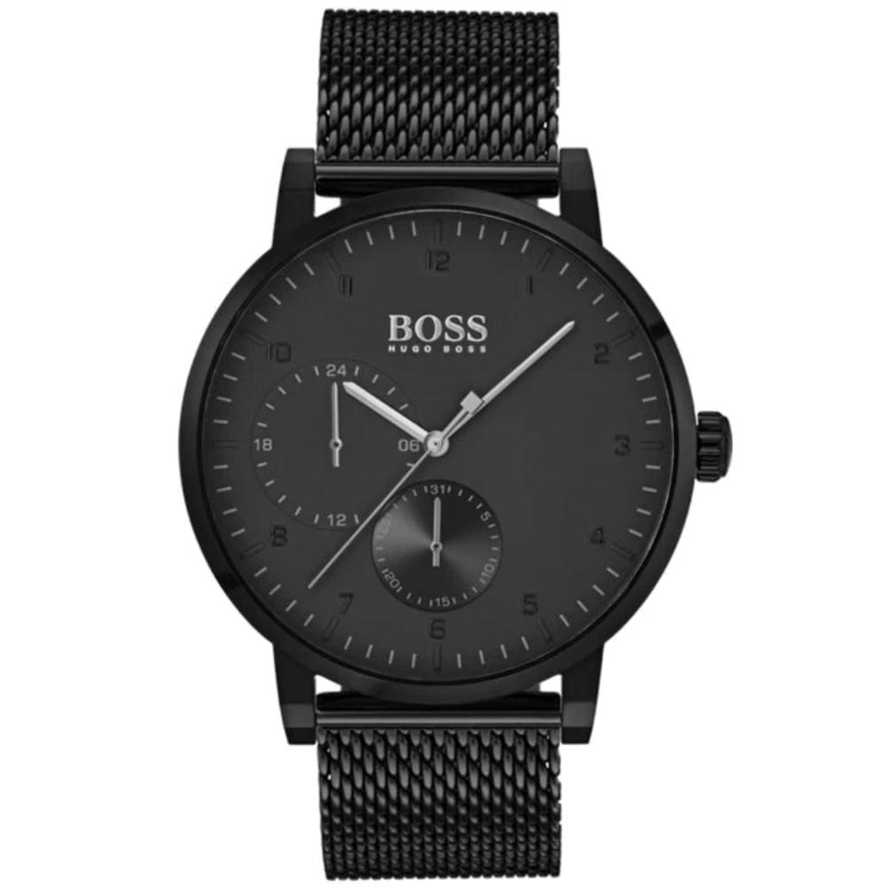 Hugo Boss Men's Oxygen Black Mesh Watch 