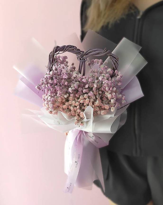 Baby Breath Flowers Newborn Bouquet