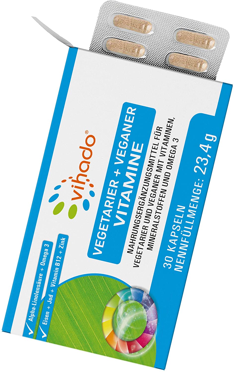 Voor u Prestigieus wekelijks Vihado Veganer und Vegetarier Vitamine – veganes Omega 3 aus Algen und