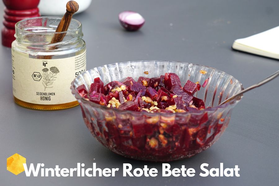 Rote Bete Salat mit Honig