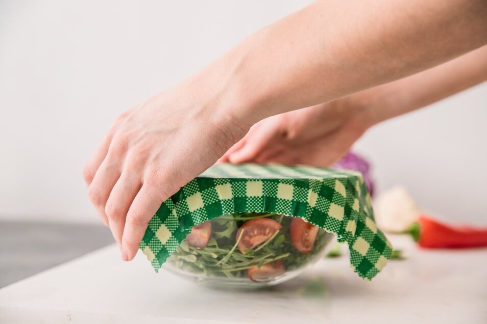 beeswrap schüssel abdecken