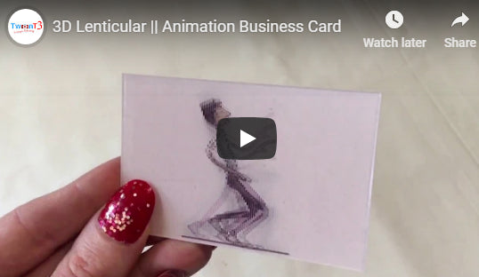 10 Off Animated Lenticular Business Cards