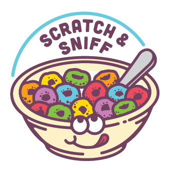 Scratch 'n Sniff Stinky Stickers How Sweet, Cinnamon Roll Scent T83628