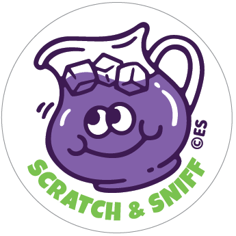 Grape Drink EverythingSmells Scratch & Sniff Stickers, EverythingSmells