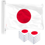 Japan Japanese Flag 3x5 Ft 10-Pack 150D Printed Polyester By G128