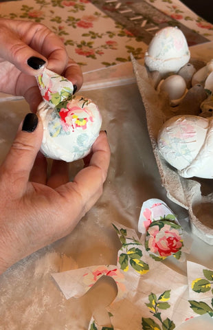 Pulling off IOD Paint Inlay from decorative eggs