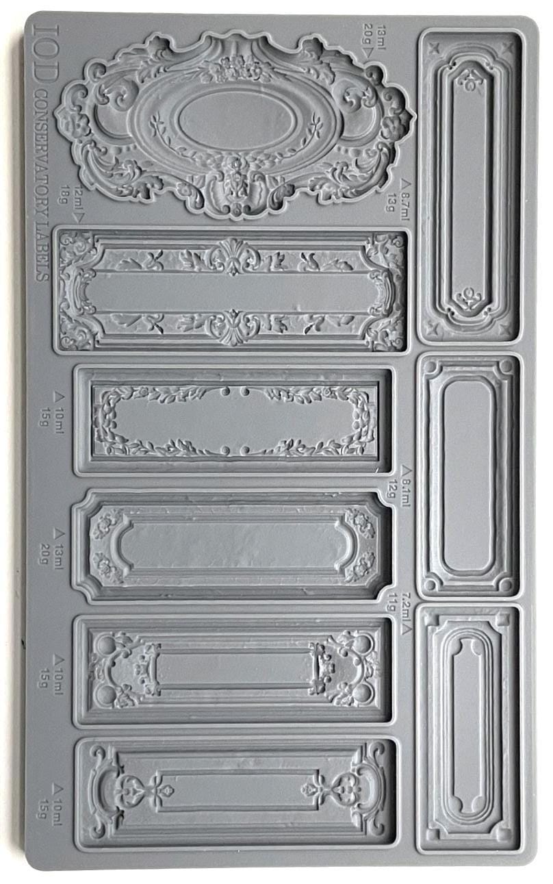 CONSERVATORY LABELS 6X10 IOD MOULD™