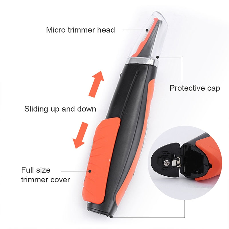 2 in 1 switchblade hair trimmer