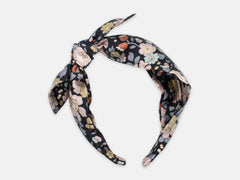 Liberty London Silk Satin Side Bow Headbands | Holme & Moss
