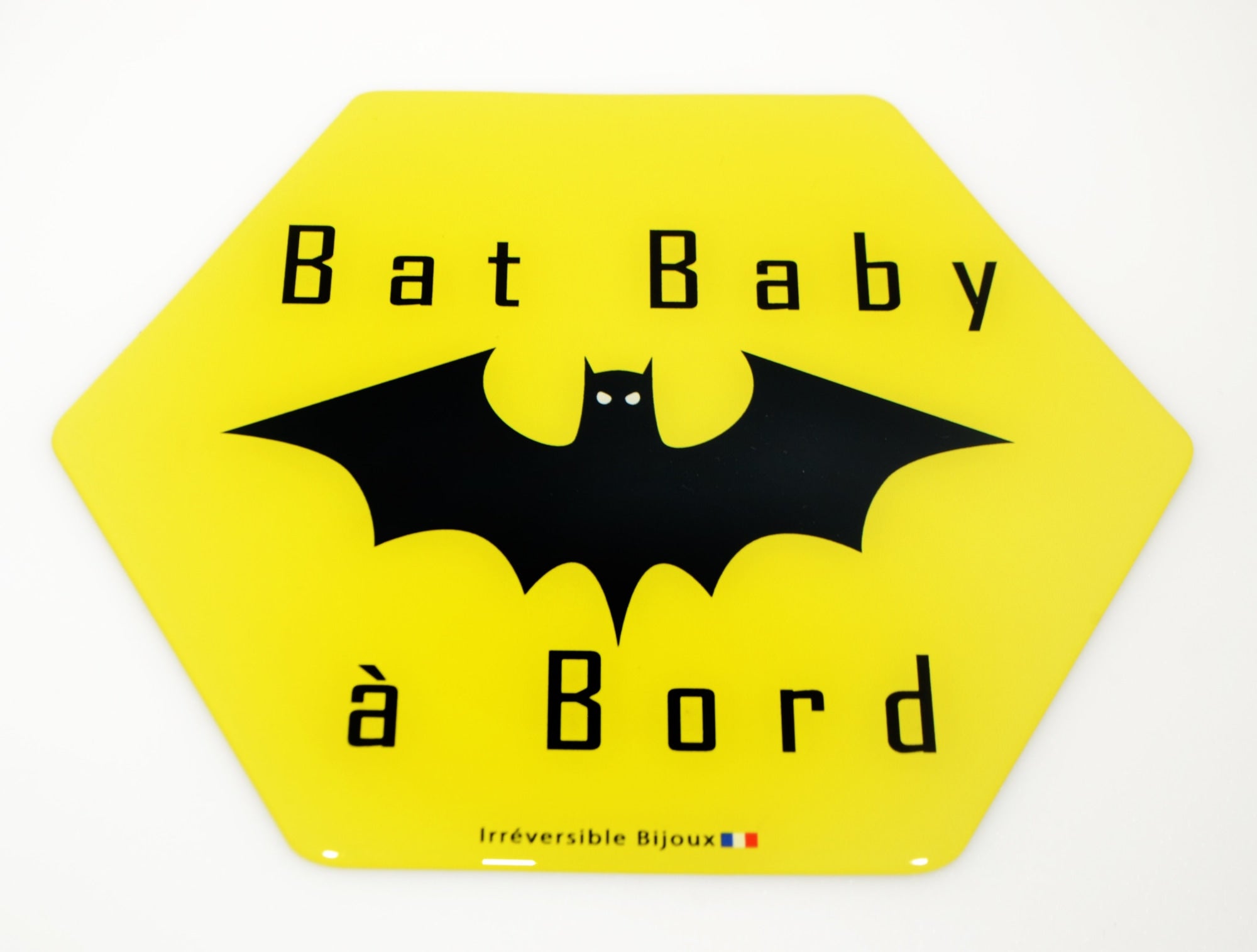 Adhesif Bebe A Bord Bat Baby Irreversible Bijoux France Irreversible Bijoux