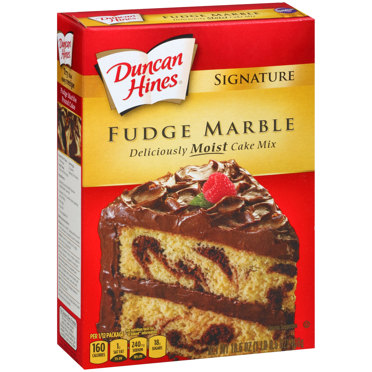 DUNCAN HINES Cake Mix, Fudge Marble 12/16.5 oz - Pacific ...