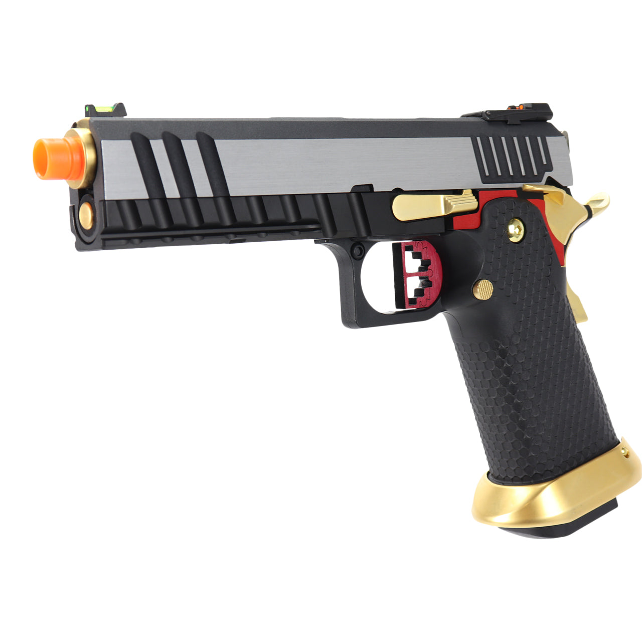 AW Custom "Competitor" Hi-CAPA Gas Blowback Airsoft Pistol Two Tone