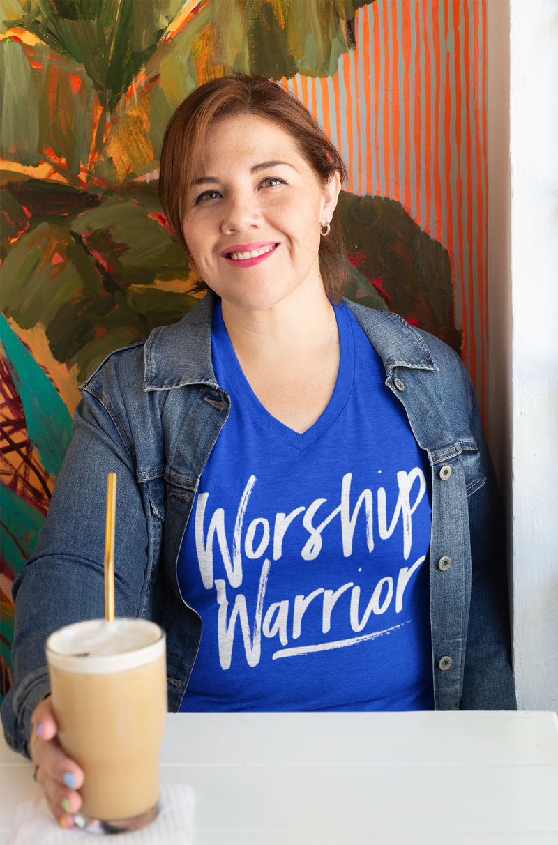 Worship Warrior - Women's V-Neck