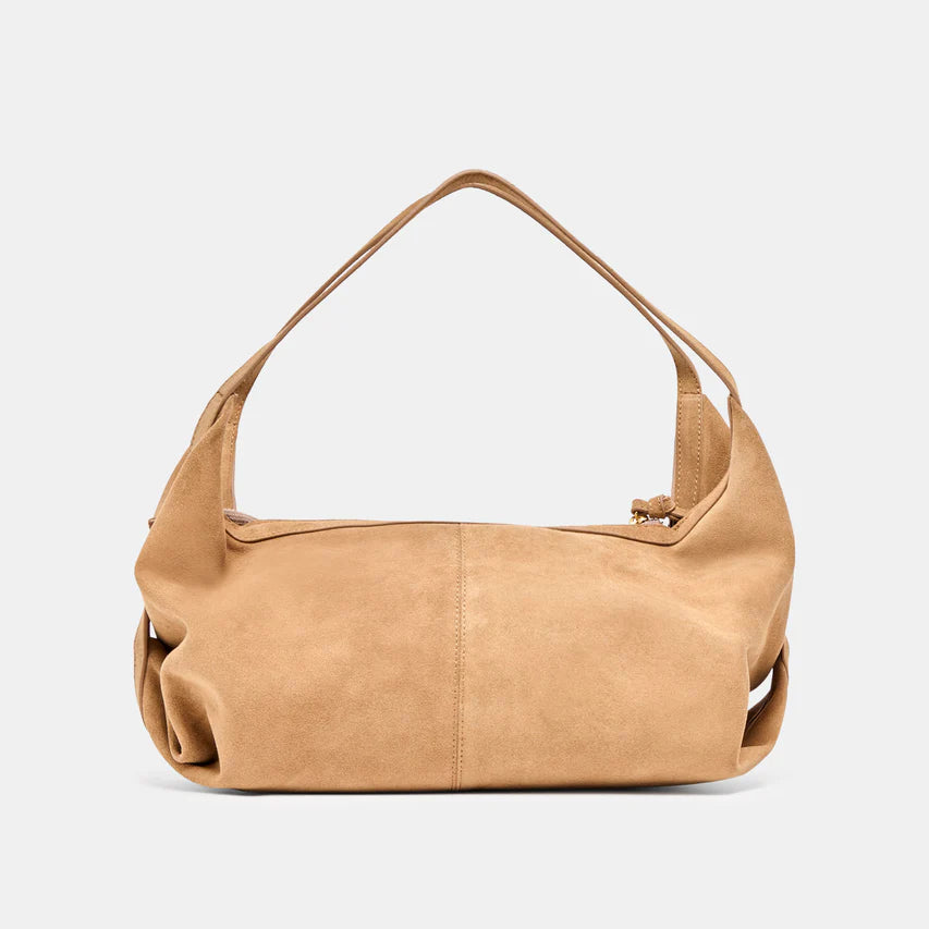 dolce vita Suede Billy Bag in Camel