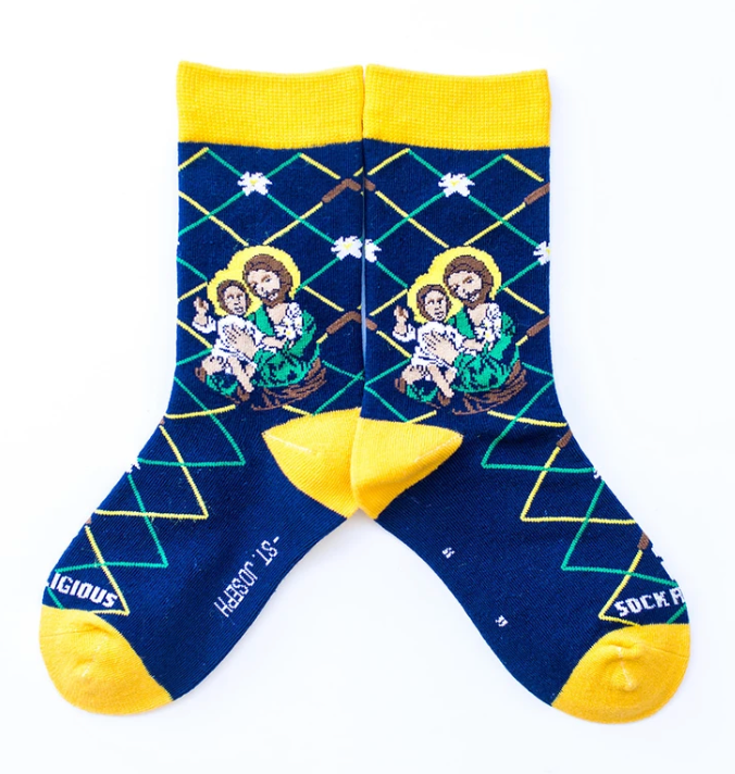 Sts. Louis & Zelie Adult Socks