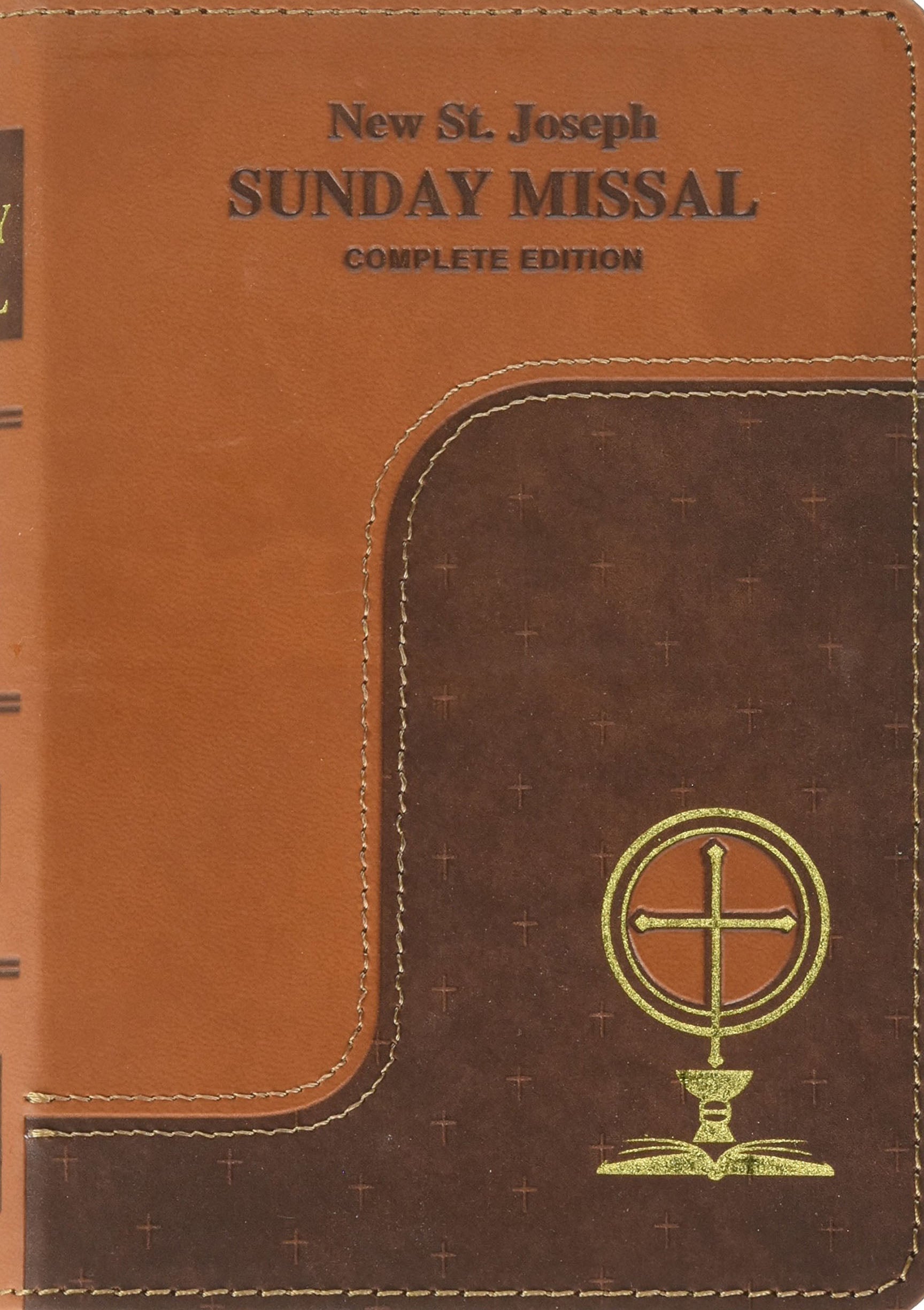 New St. Joseph Sunday Missal Complete Edition TwoTone Brown Box Celtic Cove Catholic