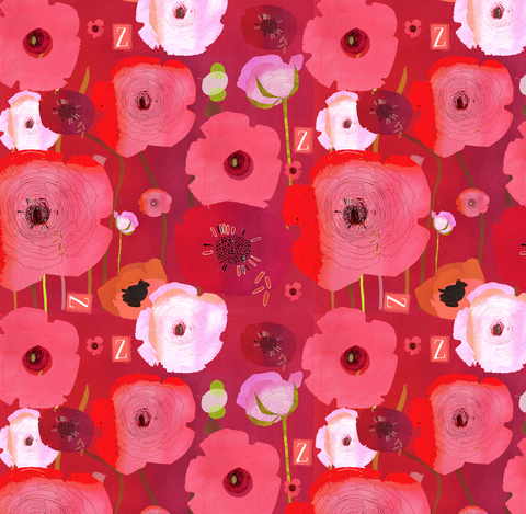 Rep Poppy flowers