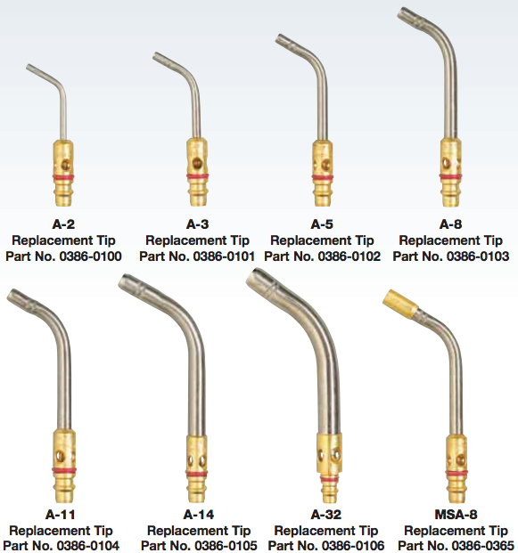 TurboTorch Extreme Air Acetylene Replacement Tips