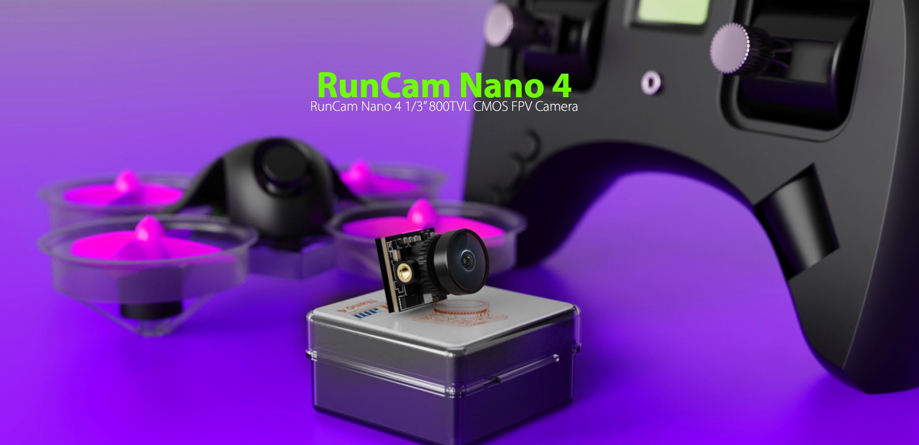 Runcam Nano 4 Camera for FPV Drone Racing and Freestyle sold by PyroDrone