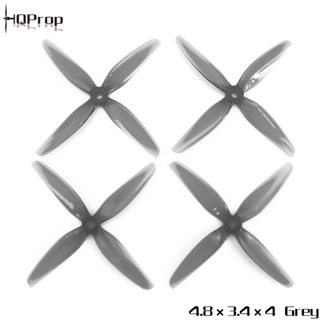 HQ Prop 4.8x3.4x4 Quadprop (2CW+2CCW) GREY