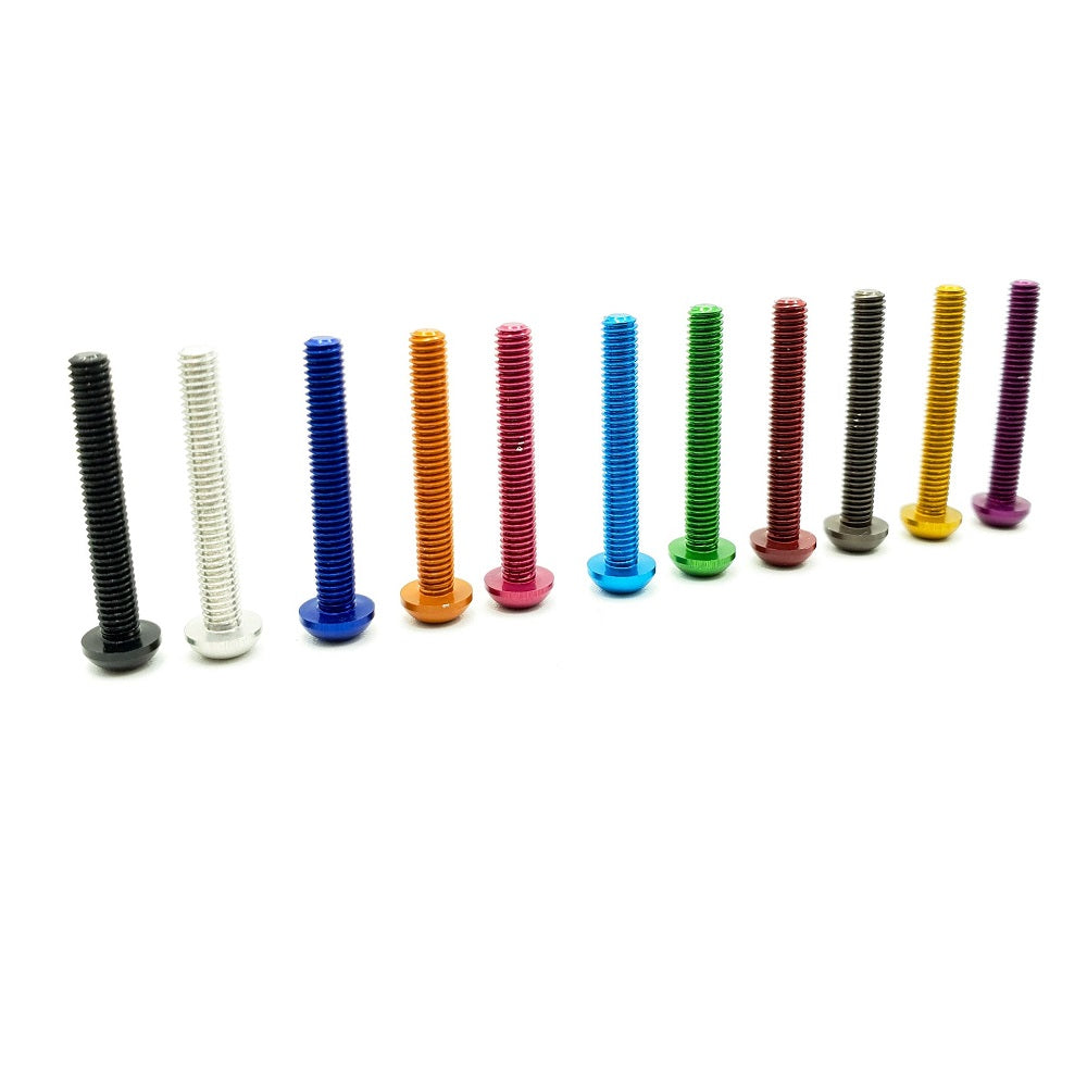 7075 ALUMINUM M3 STACK SCREWS 20mm (5 Pcs.)