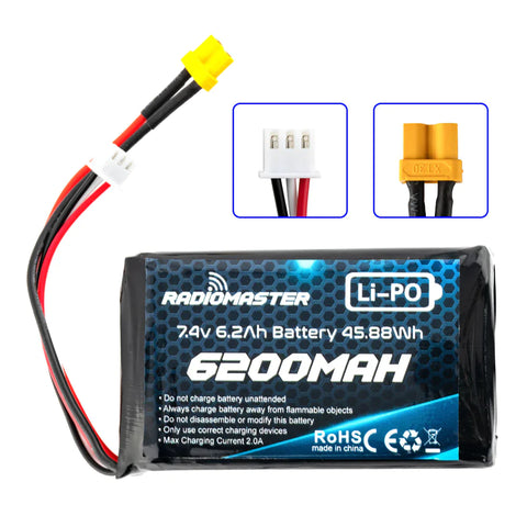 18650 3200mAh 3.7V Battery (2pcs) for TX16S / Boxer / TX12/ Pocket / M –  RadioMaster RC