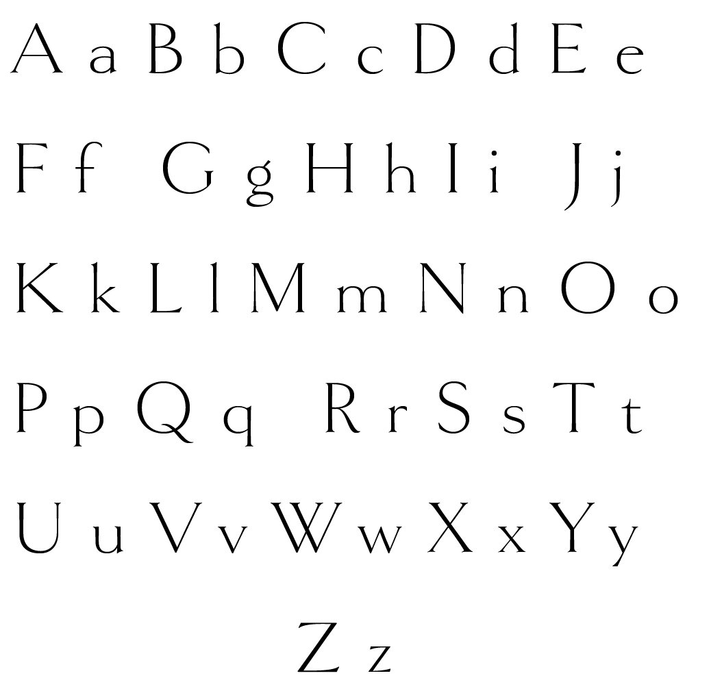 Mr. P's 'Hudson' font sampler for digital calligraphy