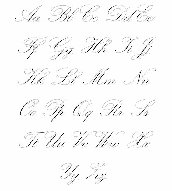 The Punctilious Mr. P's 'Spencerian' Script Font Sampler – The ...