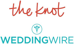 The Knot and WeddingWire logos