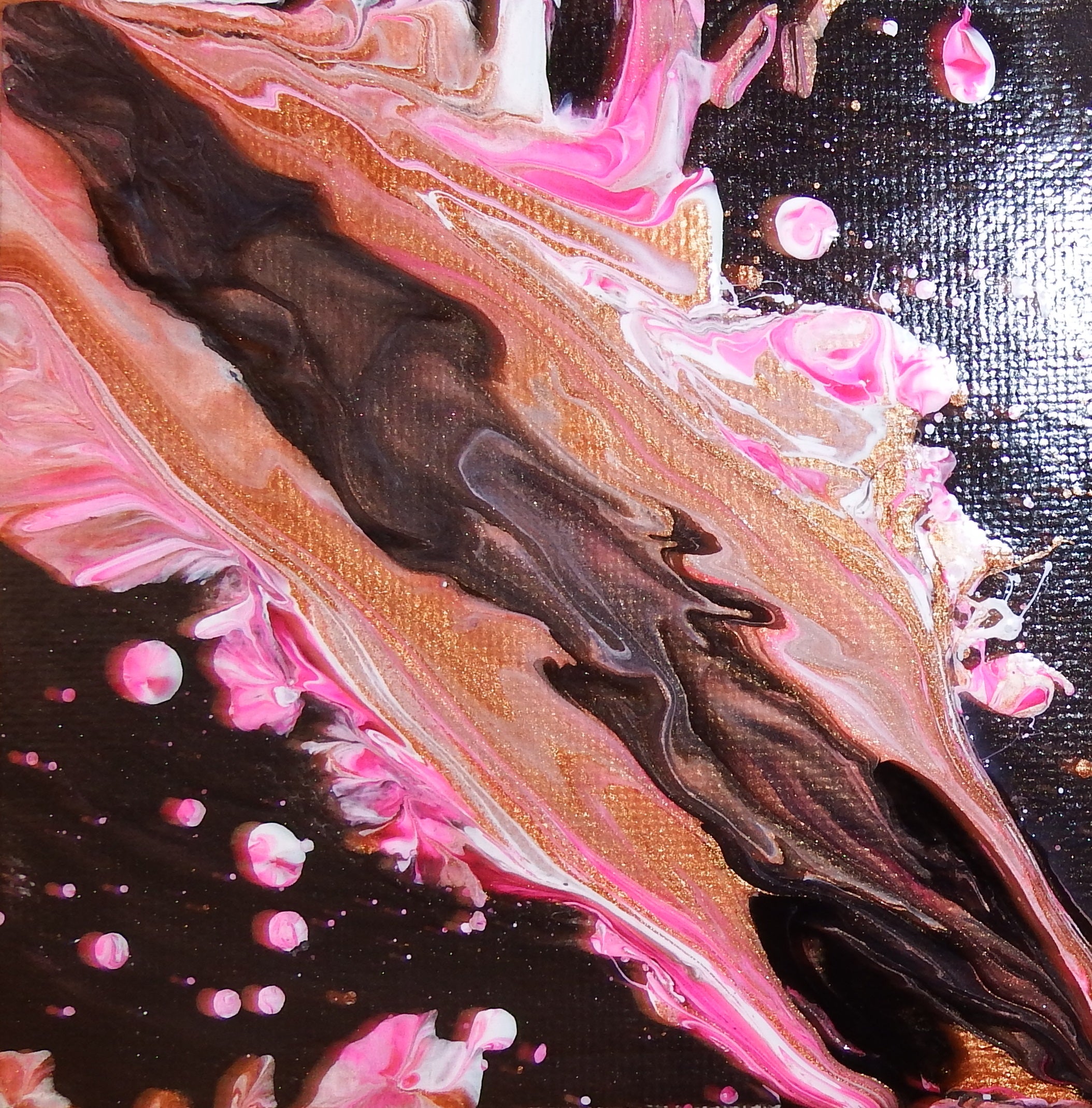 acrylic pouring,artsy sister,cute painting