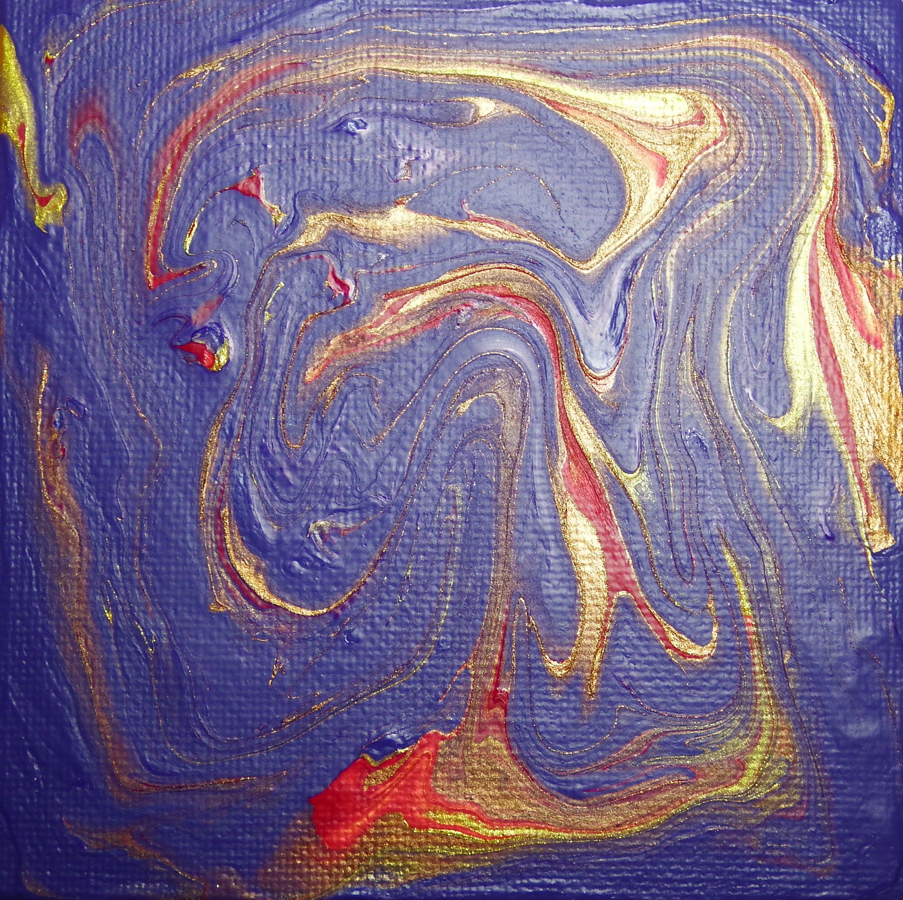 artsy sister, acrylic pouring, swirl