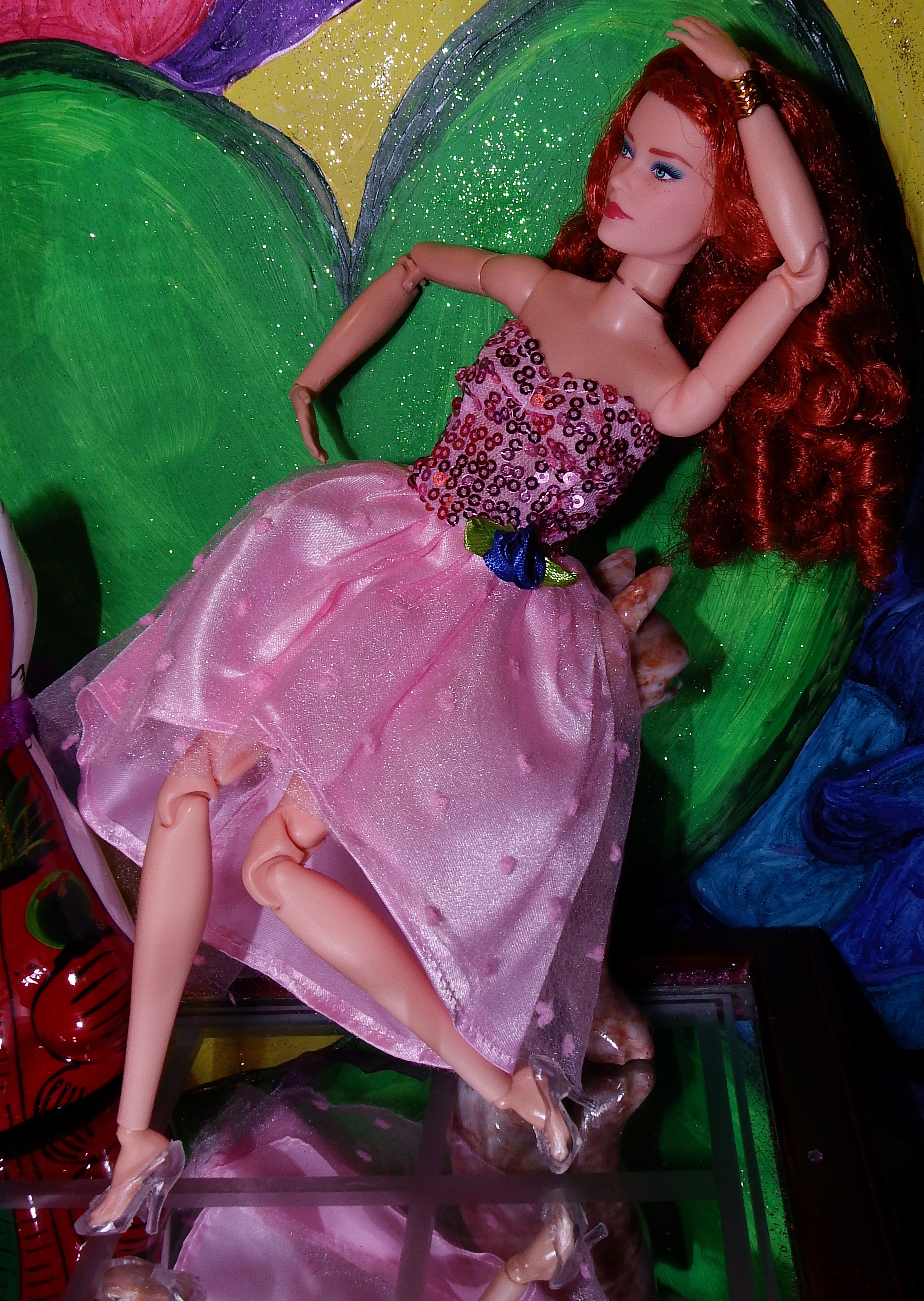 Barbie Red Head in Party Dresses