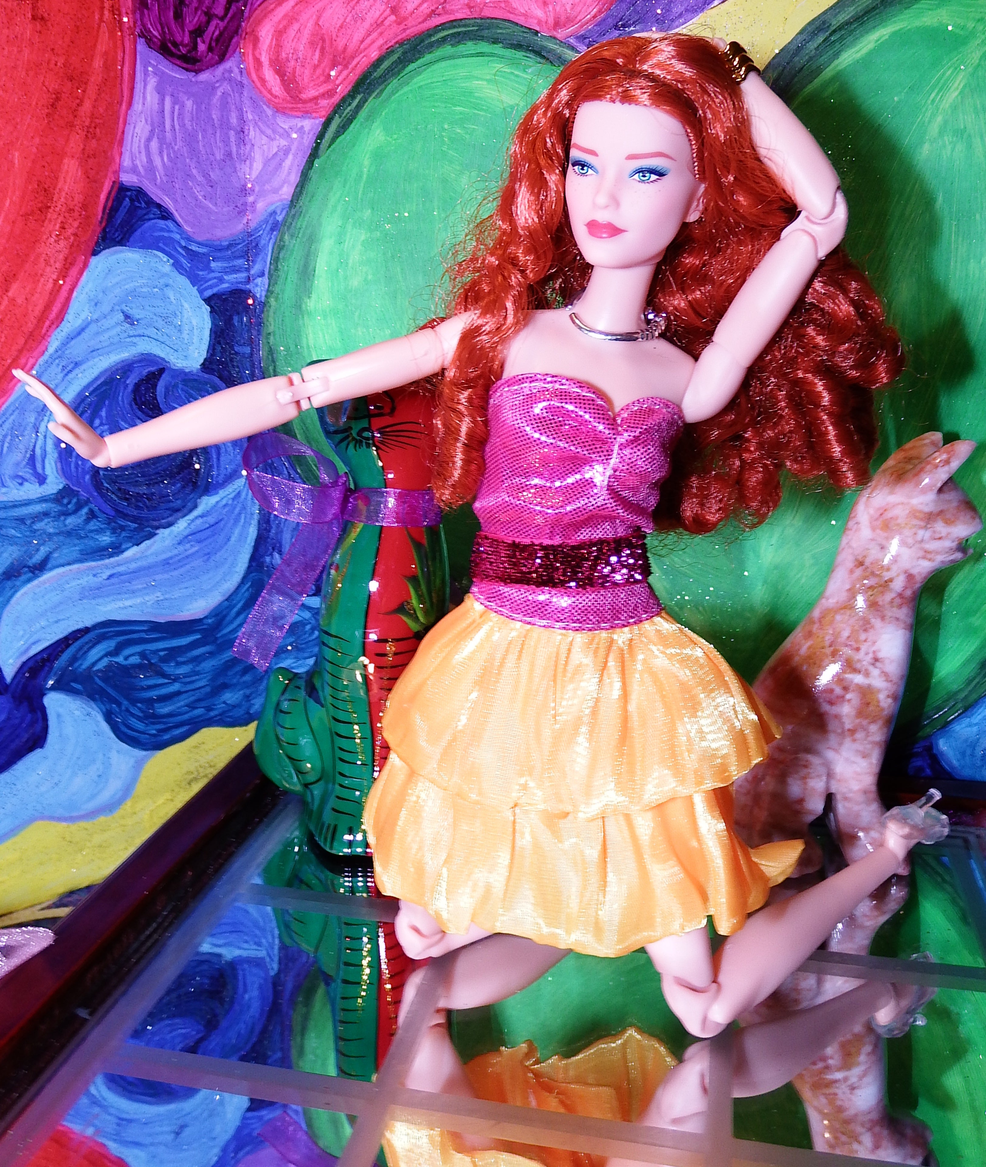 Barbie Red Head in Party Dresses