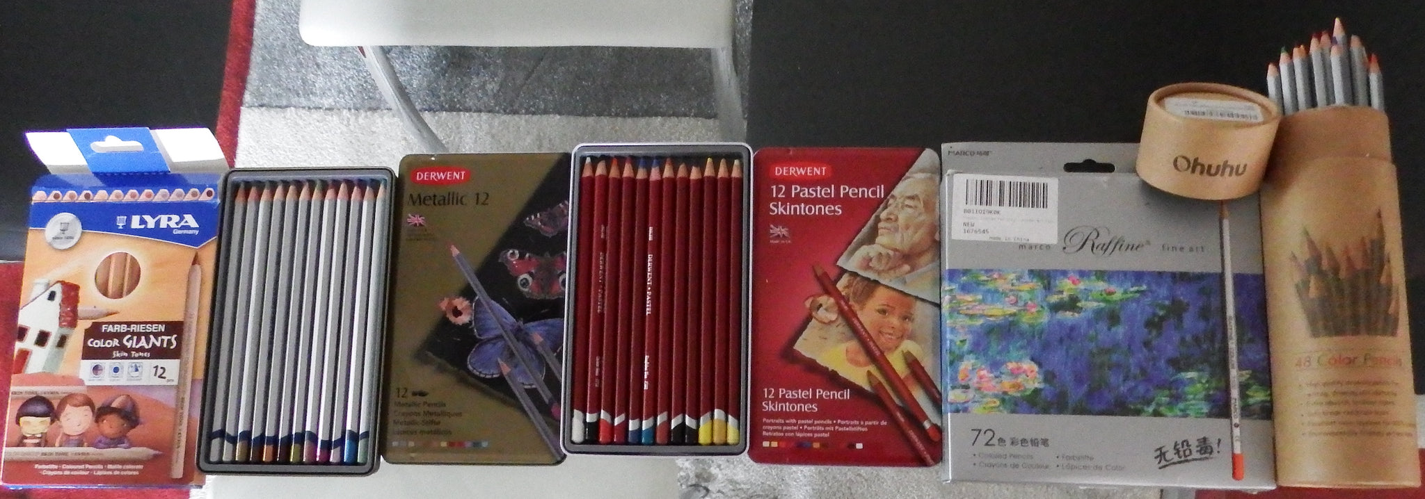 XingFu Tree Colored Pencils Set with Canvas Wrap,Drawing Supplies