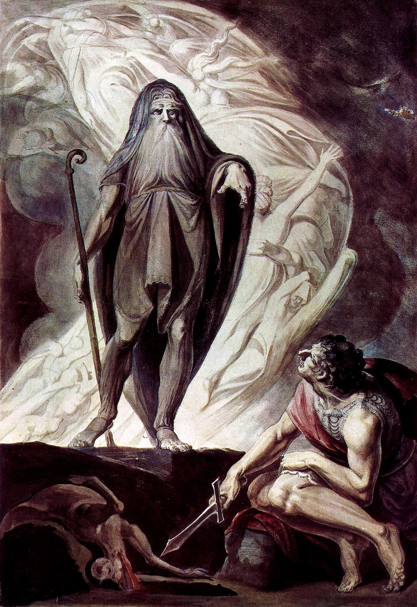 fuseli, Tiresias appears to Ulysses during the Sacrificing, art history
