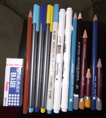 drawing tools, coloring tools, art supplies