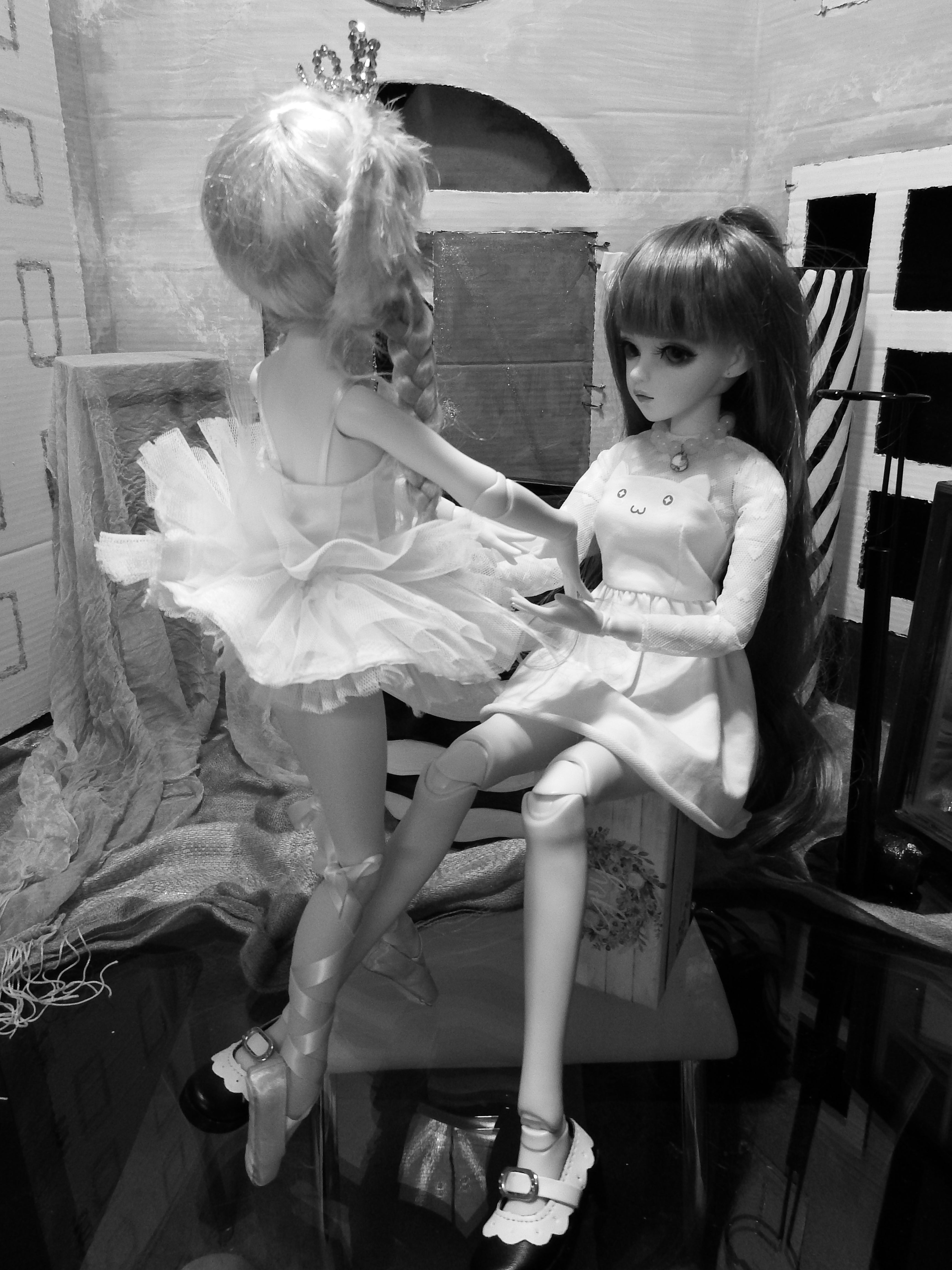 ballerina, bjd doll, handmade dolls