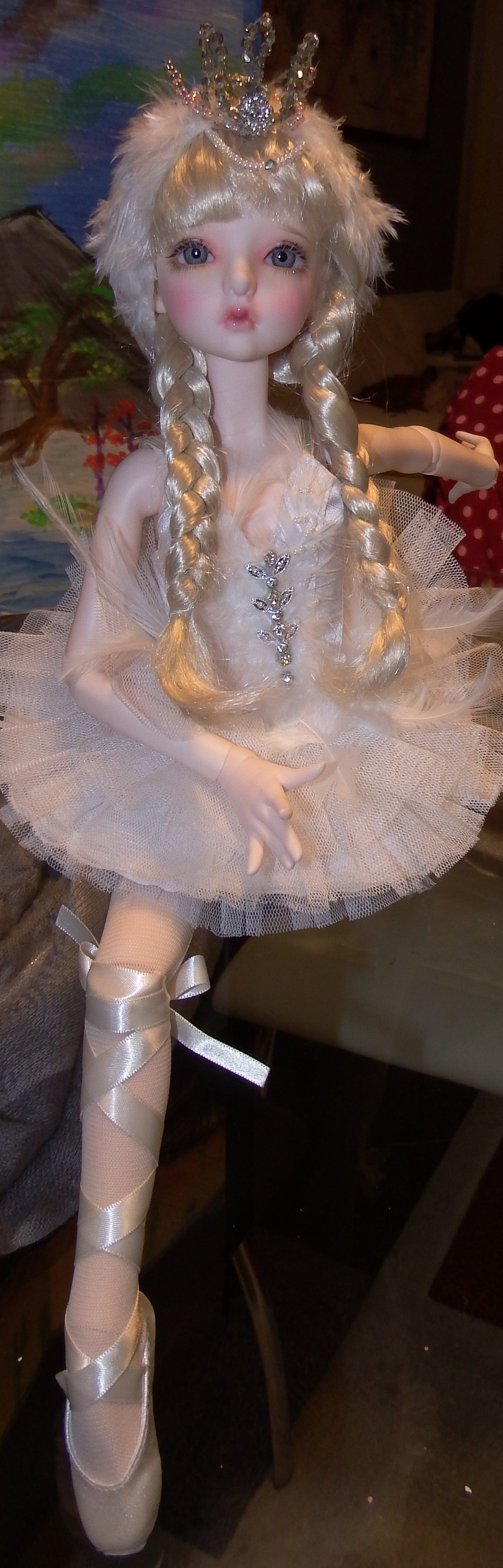 artsy sister, ballerina doll, bjd doll unboxing