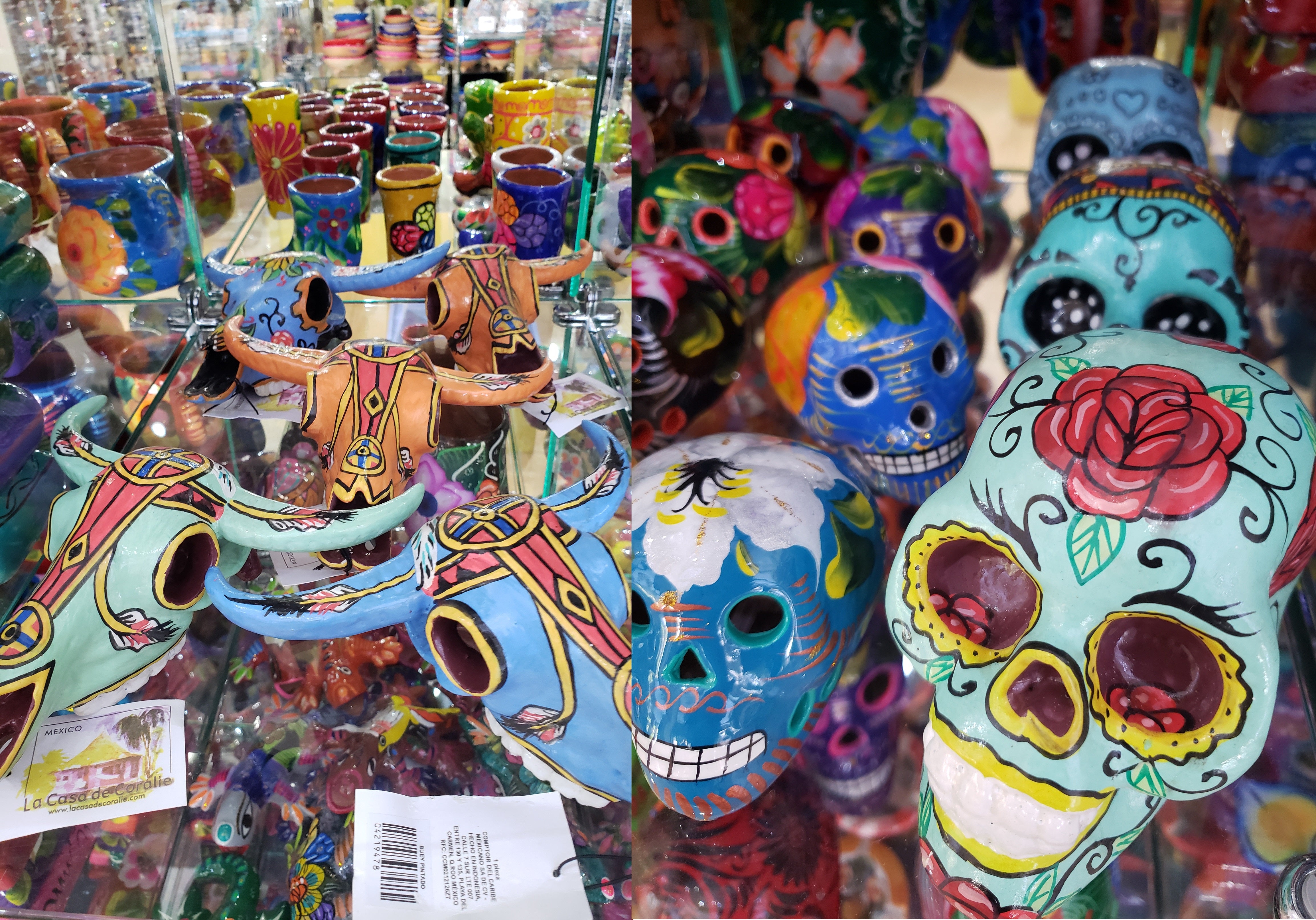 artsy sister, mexican skull, travel