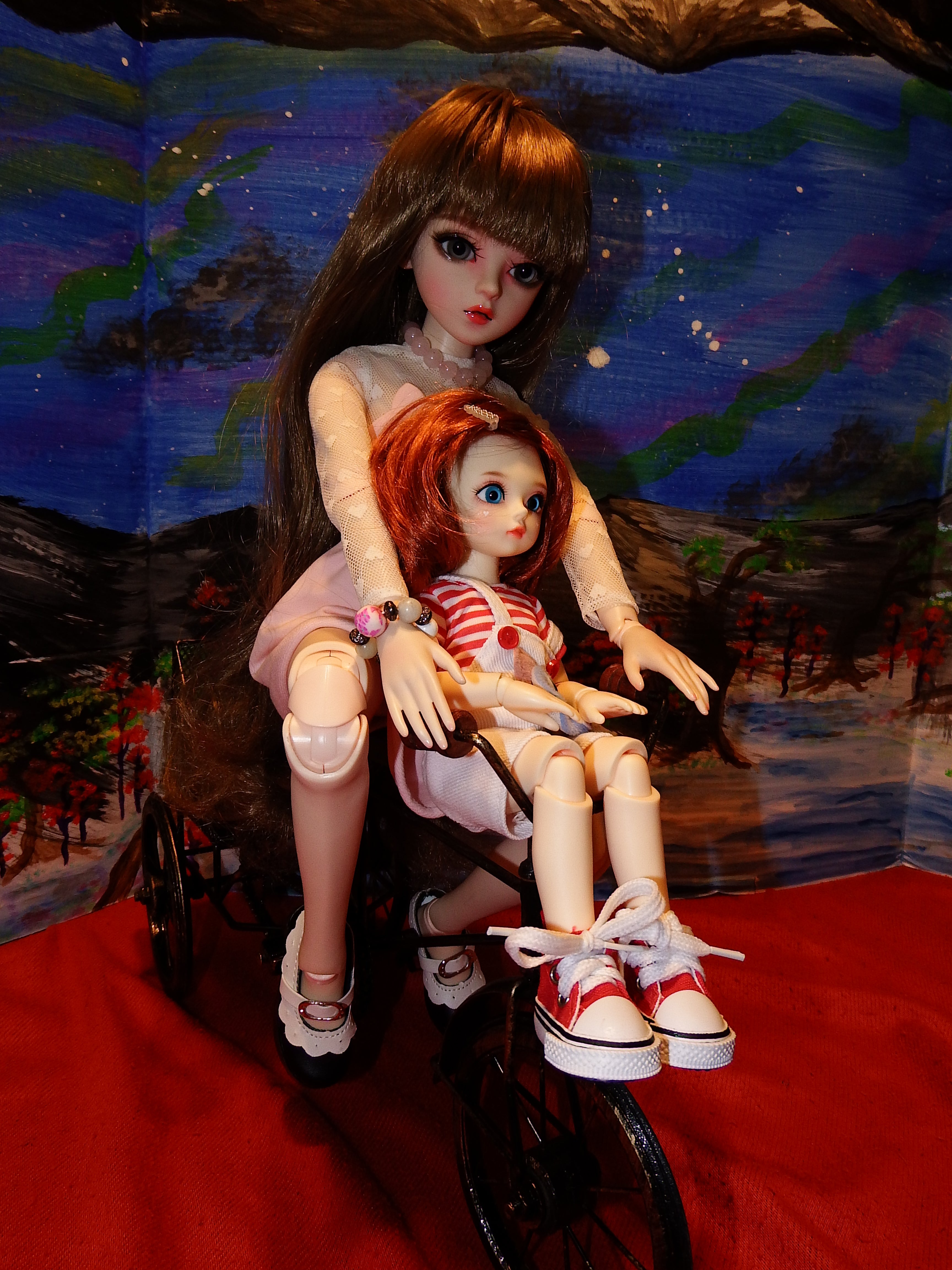 artsy sister, original photo, doll photos