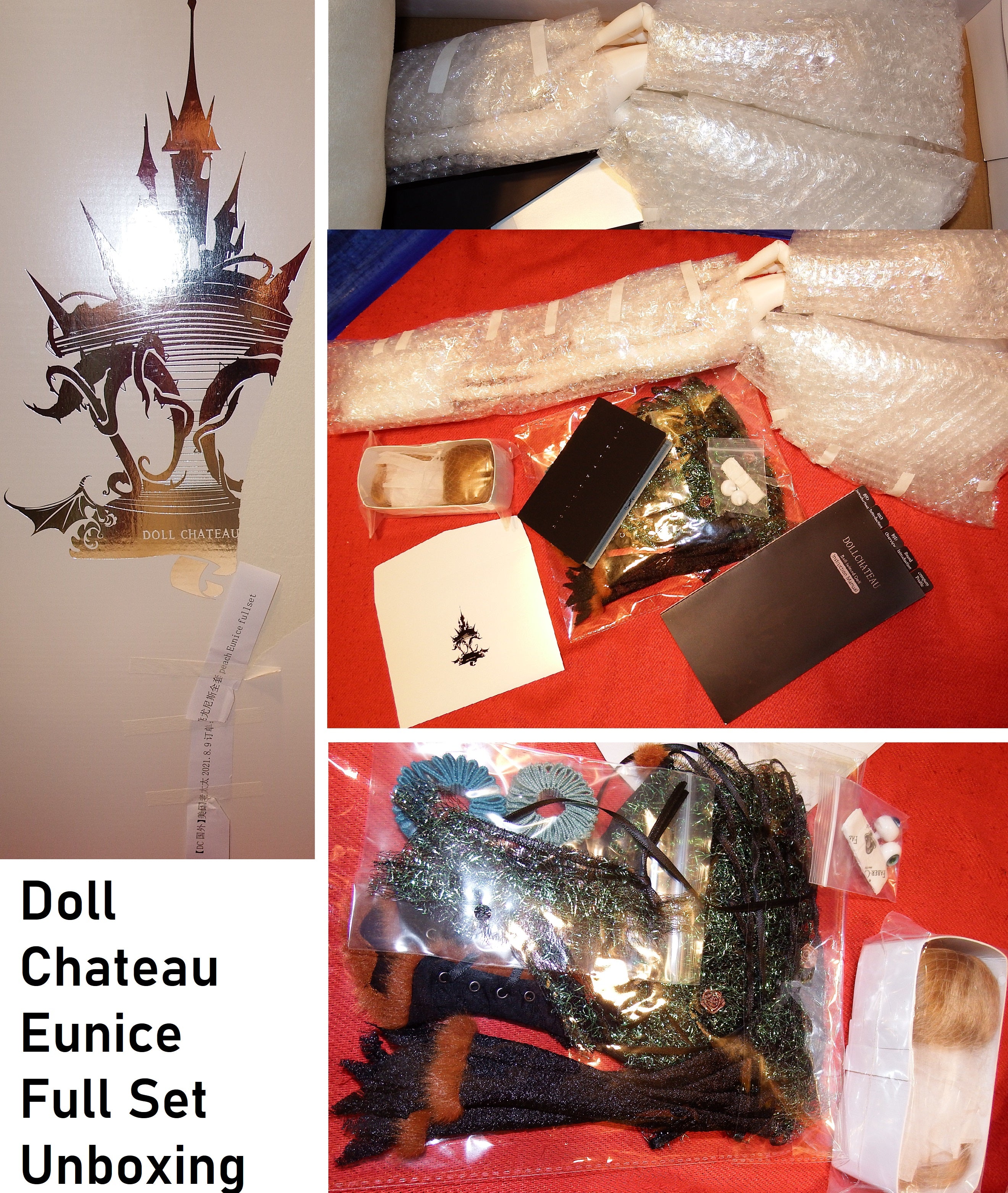 artsy sister, doll chateau unboxing, bjd doll