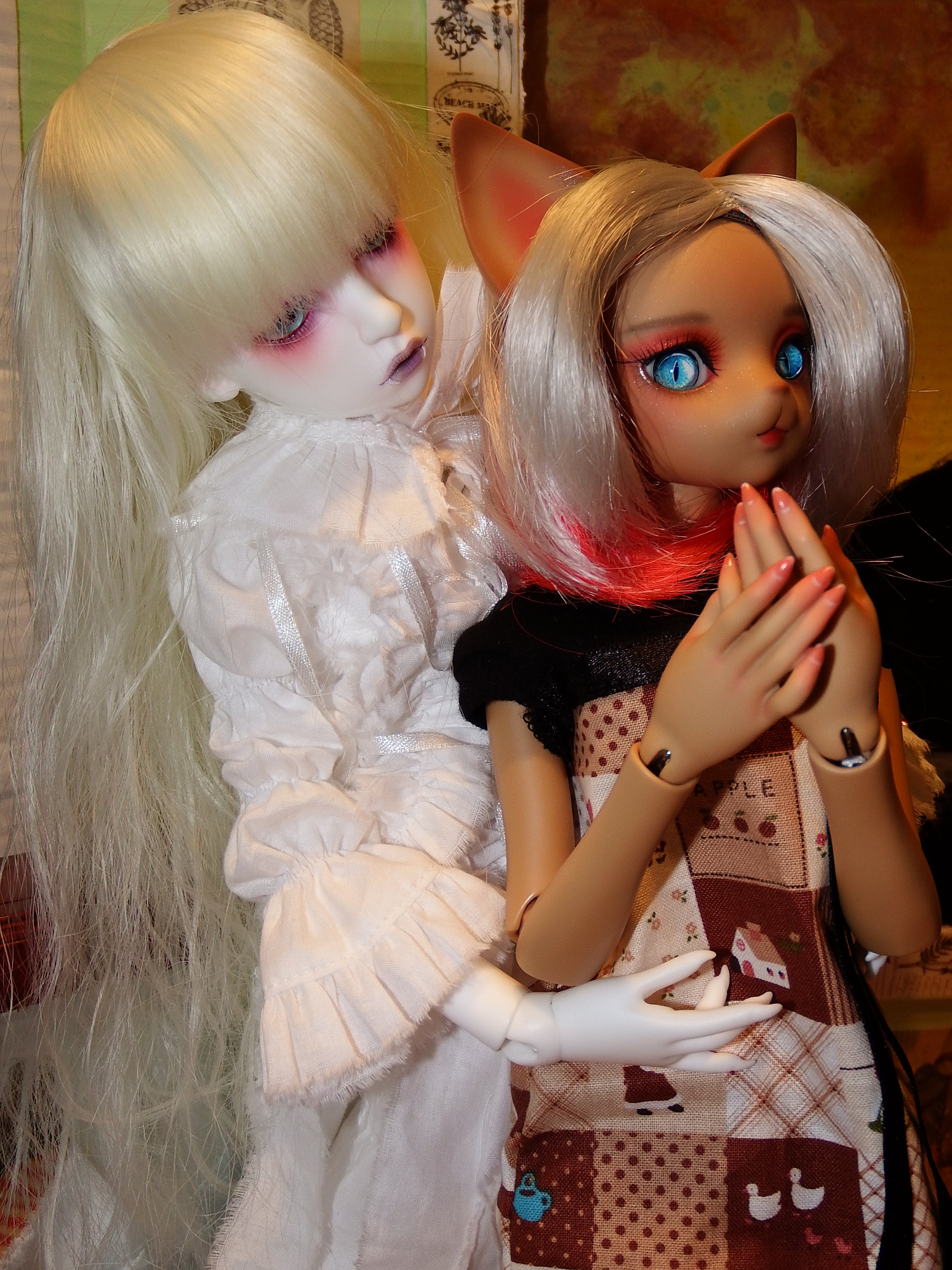 artsy sister, bjd, doll