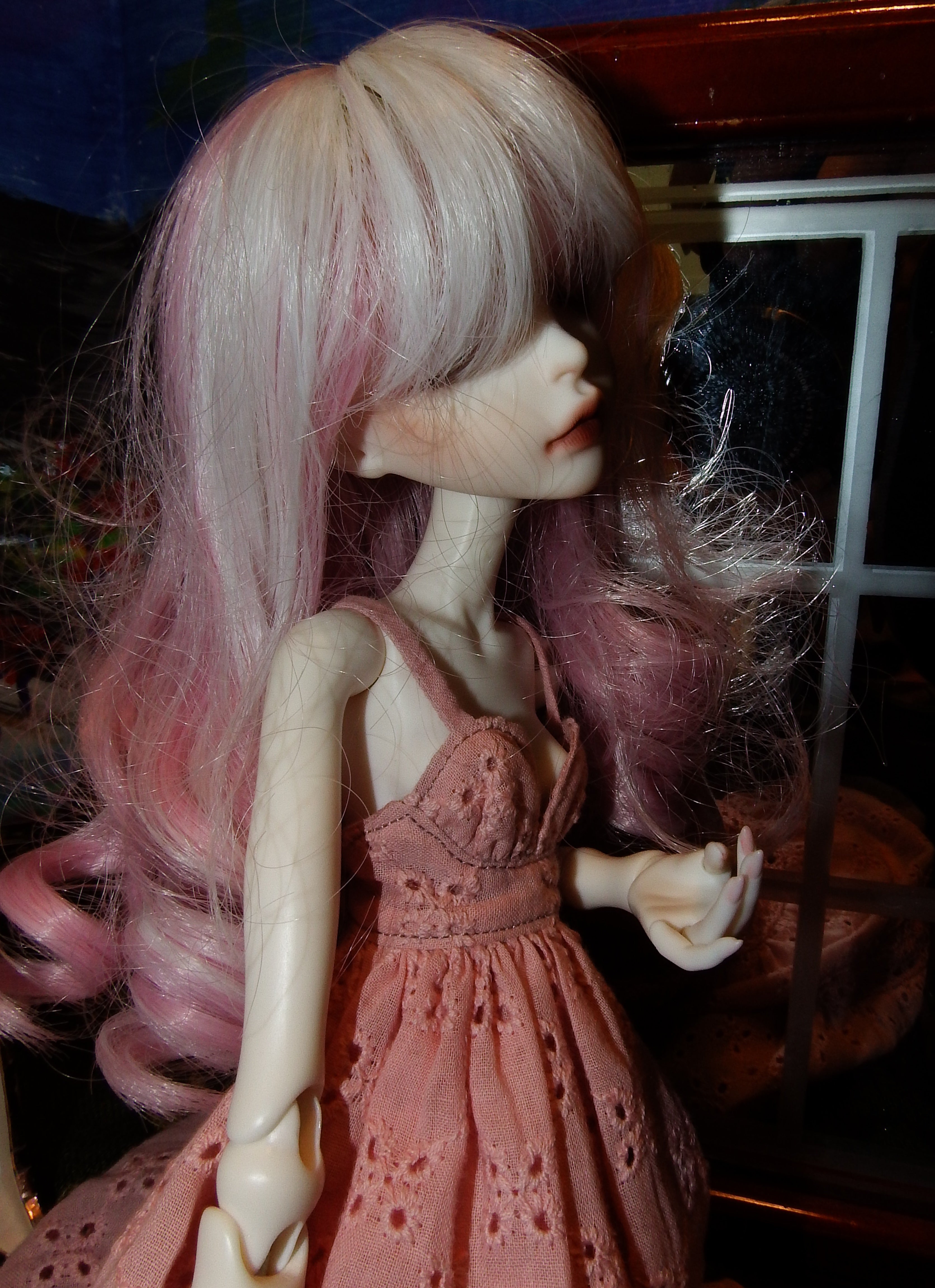 bjd doll, photoshoot, artsy sister