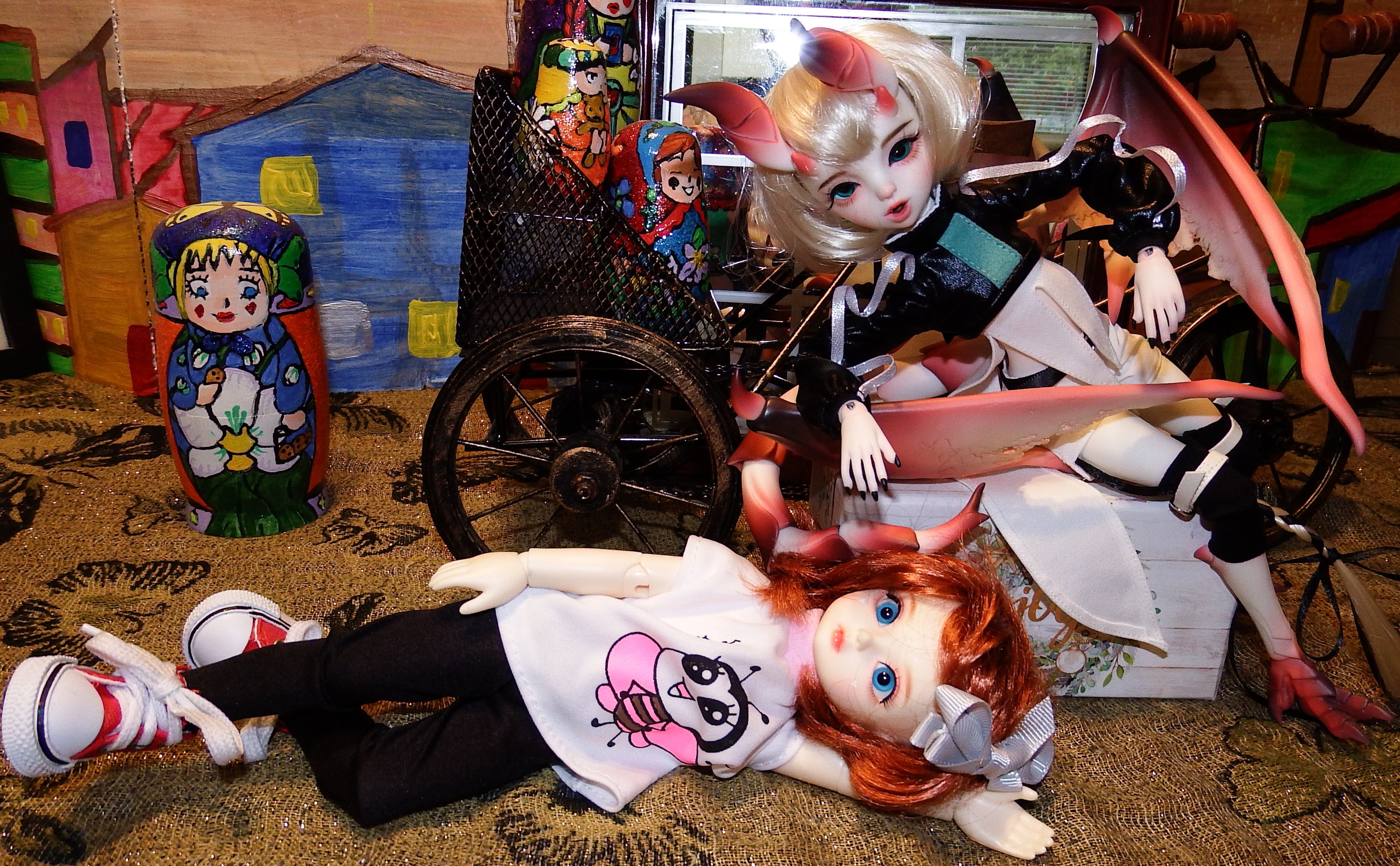 artsy sister, bjd doll, dream valley