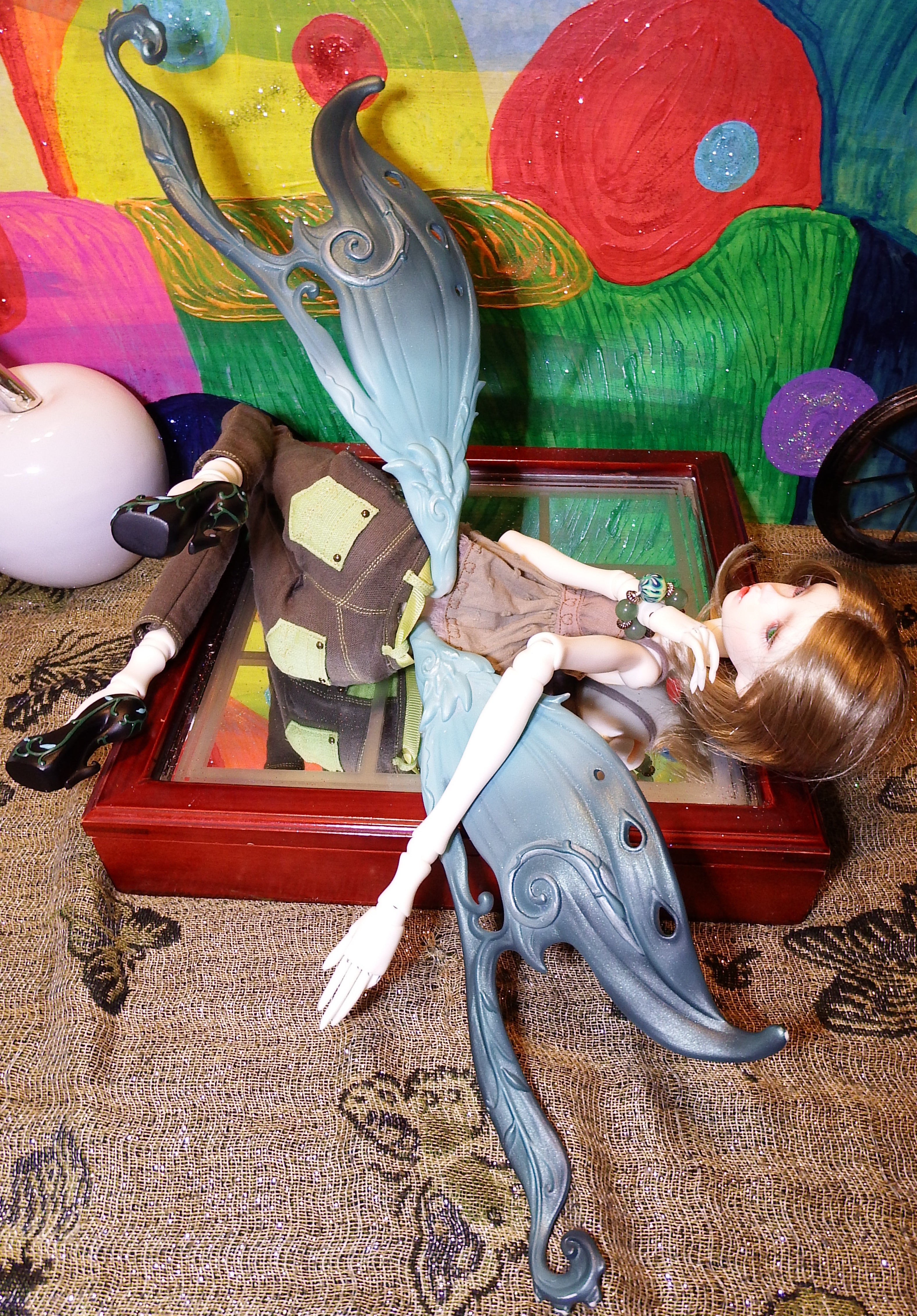 artsy sister, bjd, fairies