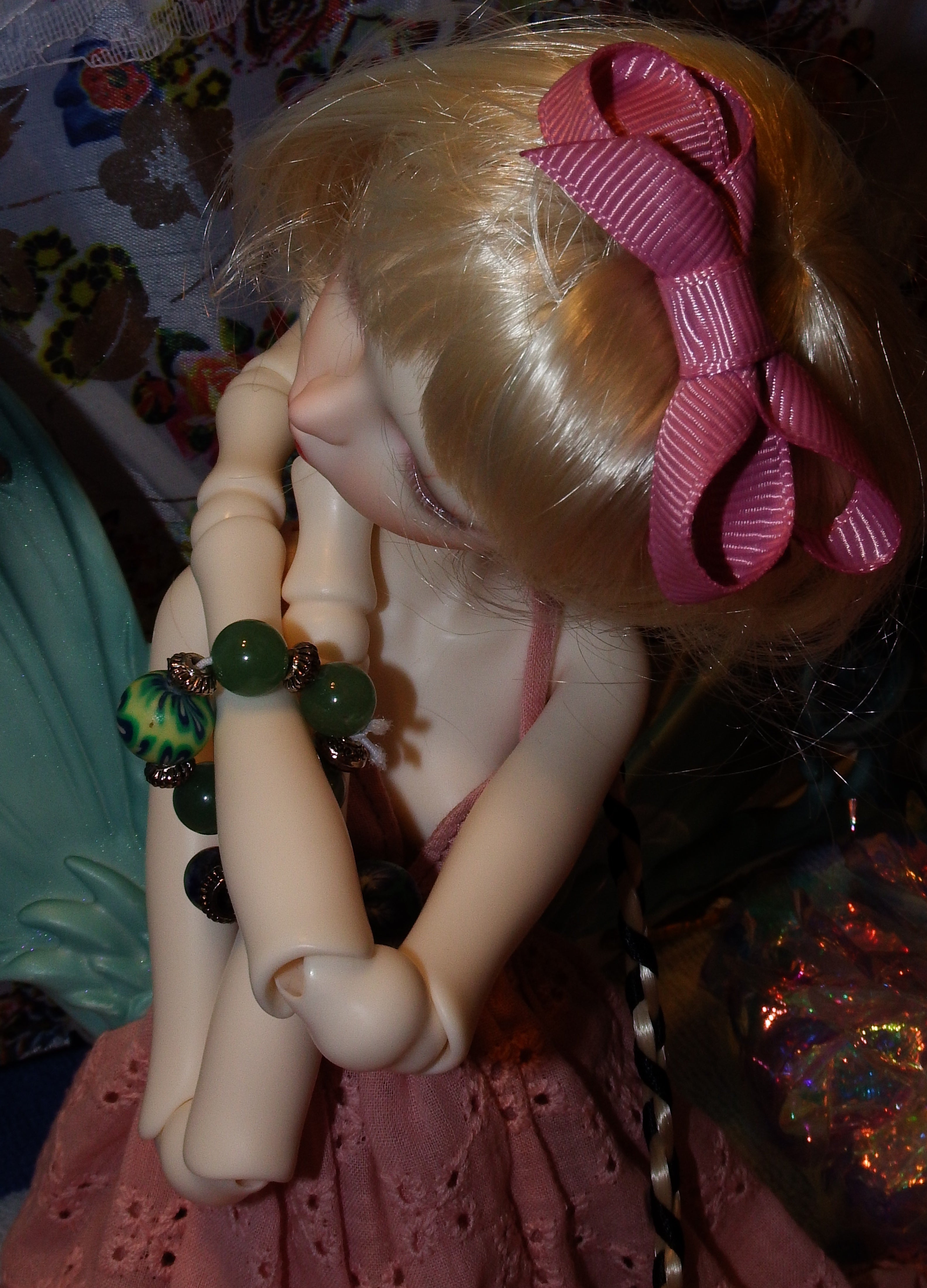 artsy sister, bjd, bead bracelets