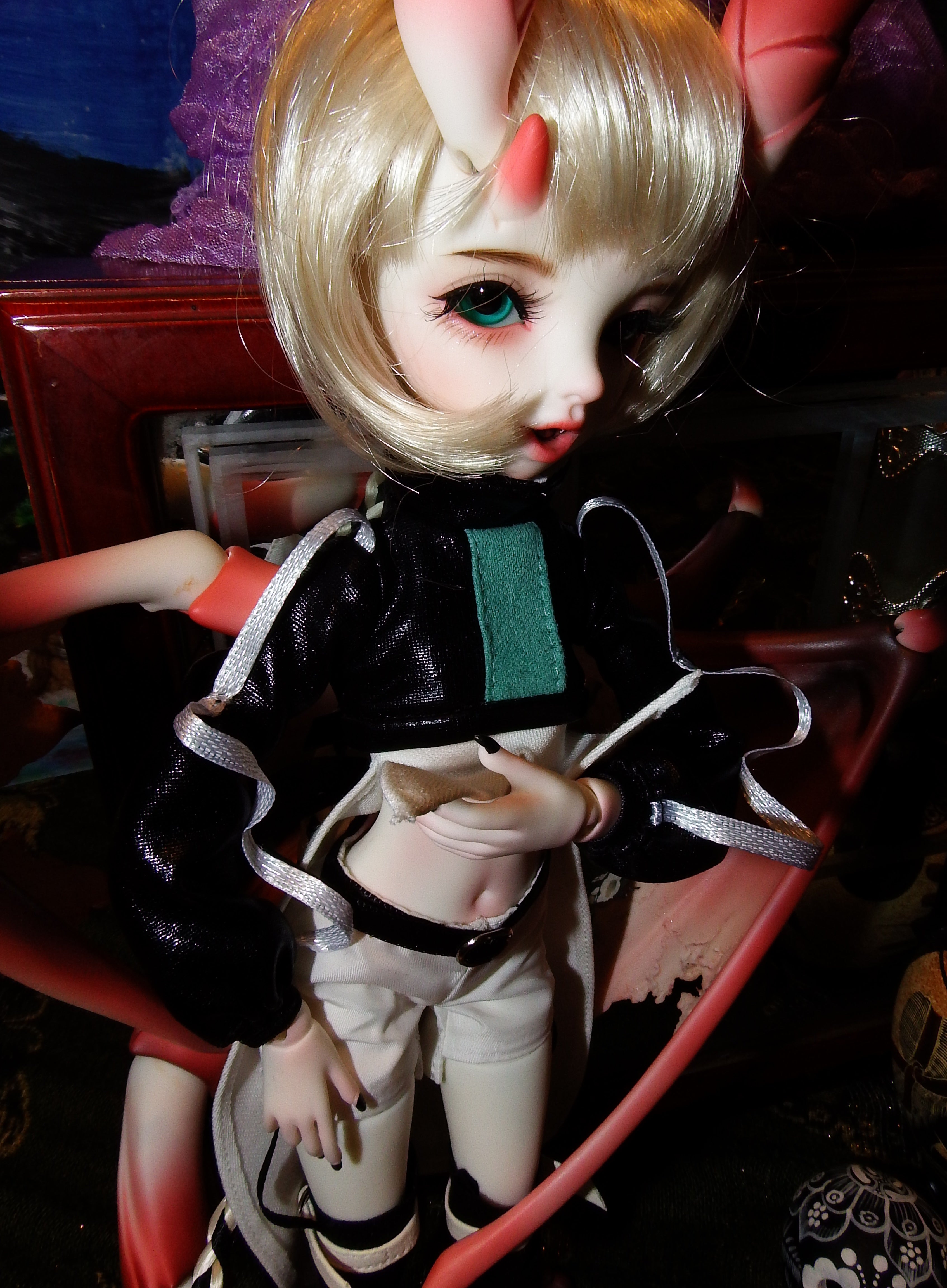 artsy sister, bjd, dragon